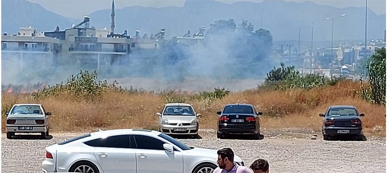 Antalya Kepez Korkutan Yangın 