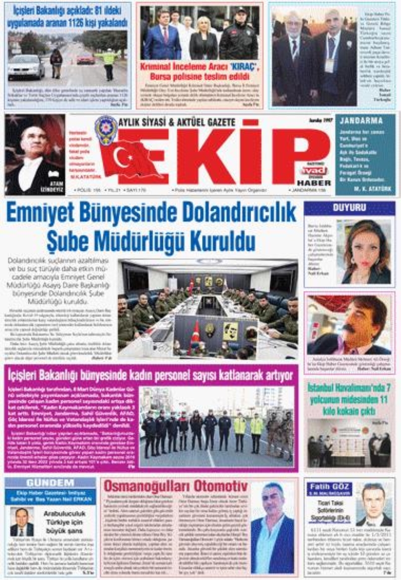 GAZETEMİZ 170 SAYIMIZ