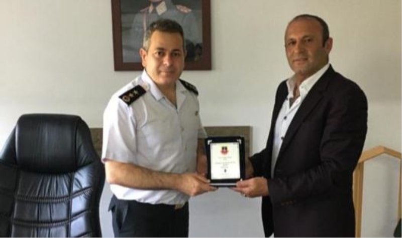 EKİP POLİS HABERDEN JANDARMA KOMUTANINA ZIYARET