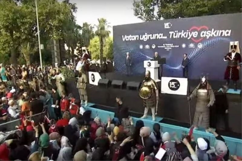 Bahçeli ve Erdoğan Saraçhane