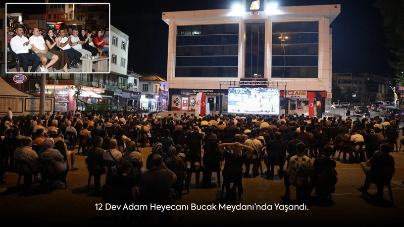 A Millî Basketbol Takımı Maçı Bucak Meydanı