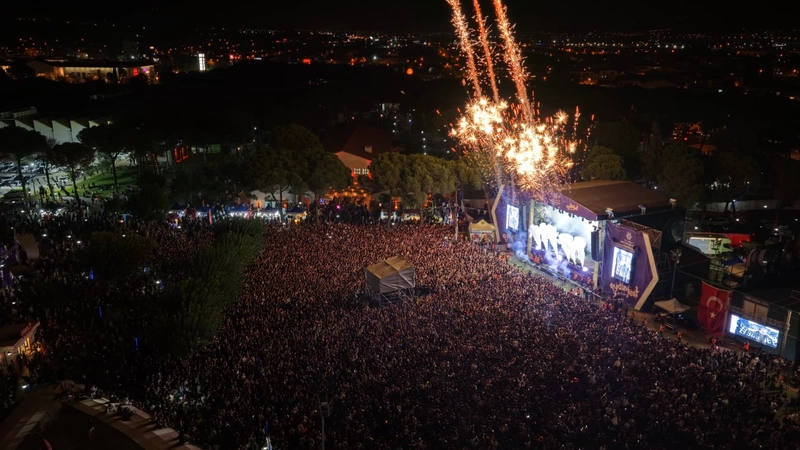 Aydınfest Gençlik Festivali 60 Bin Kişinin Katılımıyla Sona Erdi