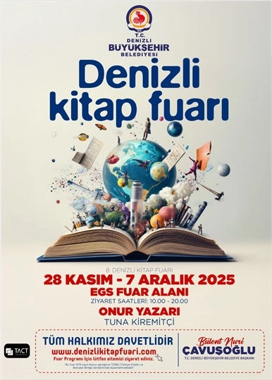 8. Denizli Kitap Fuarı 28 Kasım