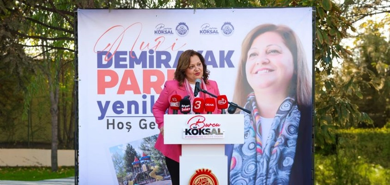 Nuri Demirayak Parkı Yenilenerek Hizmete Açıldı
