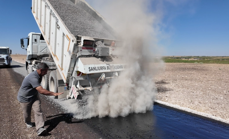 Eyyübiye ile Harran Arasındaki Grup Yolu Modernize Edildi