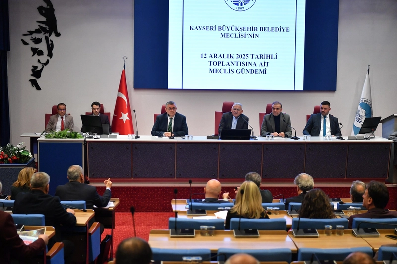 Kayseri Büyükşehir Belediyesi 2025 Yılının Son Meclis Toplantısını Gerçekleştirdi