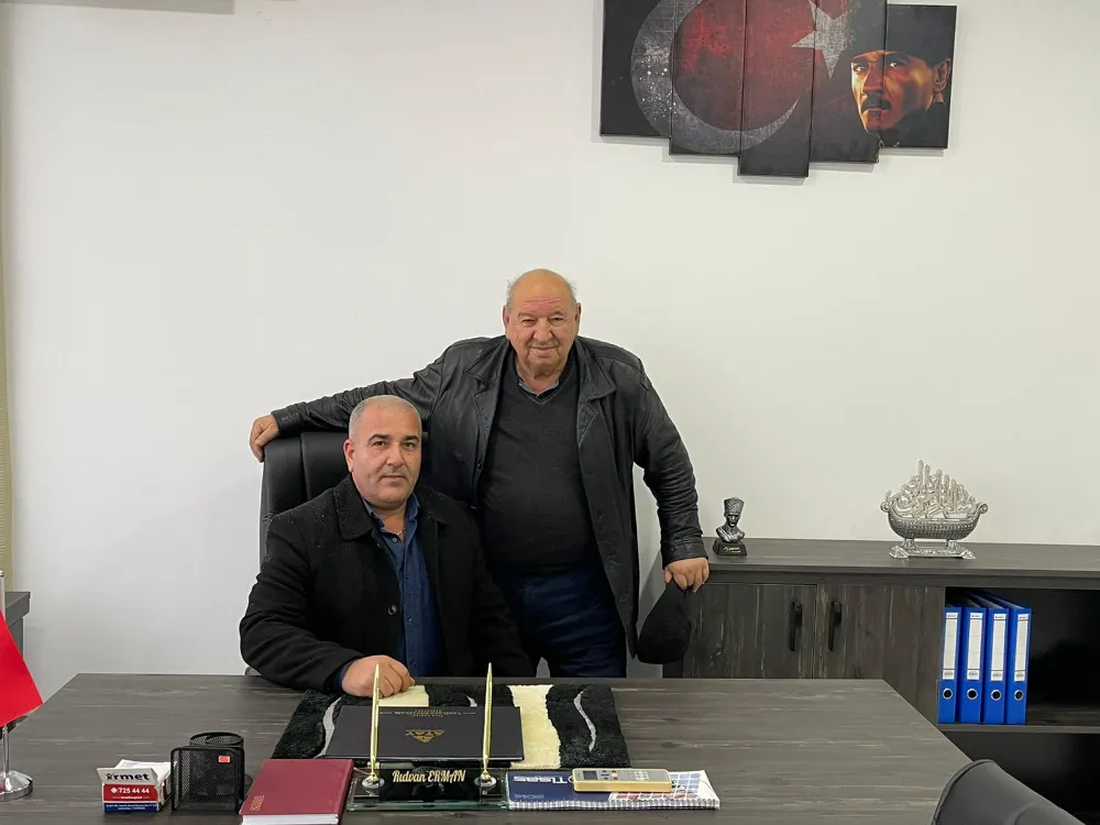 Nail Erkan’dan Çerkezköy Haber Müdürü Rıdvan Akman’a Ziyaret
