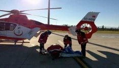 12 yaşındaki çocuk için ambulans helikopterler seferler oldu