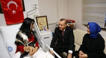 15 Temmuz gazisini ziyaret etti