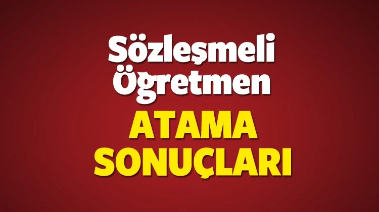 20 bin sözleşmeli öğretmen atama sonuçları öğrenme sayfası (MEB)