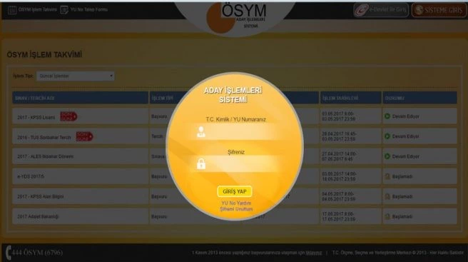 2017 KPSS (Lisans) sınav giriş yerleri belli oldu mu? ÖSYM ekranı...