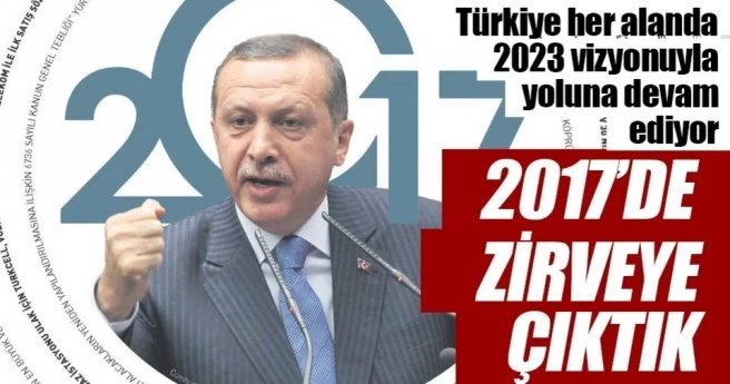 2017?DE ZİRVEYE ÇIKTIK