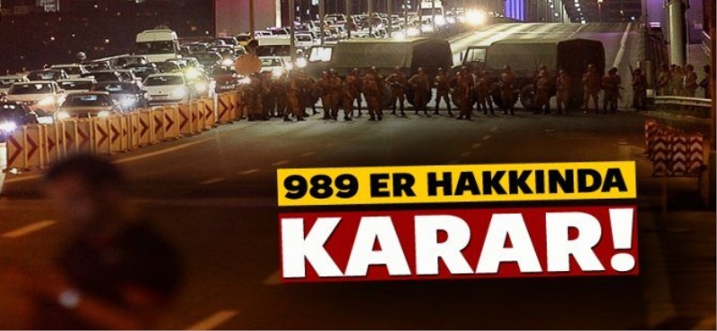989 Er hakkında Mahkemeden Karar!