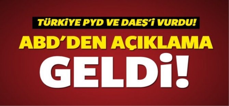 ABD!den Türkiye Açıklaması geçikmedi!