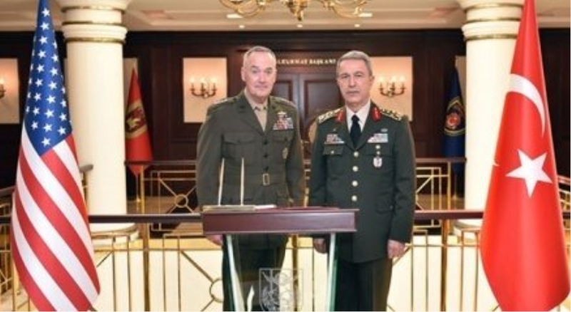 ABD?li mevkidaşından Orgeneral Akar?a ziyaret