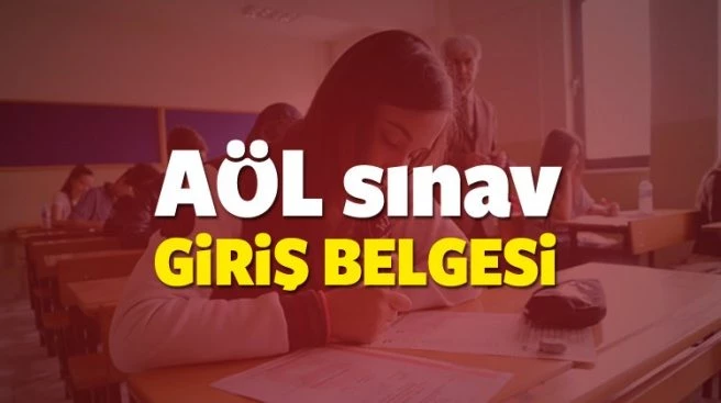 Açıköğretim lisesi sınav giriş belgesi yazdır