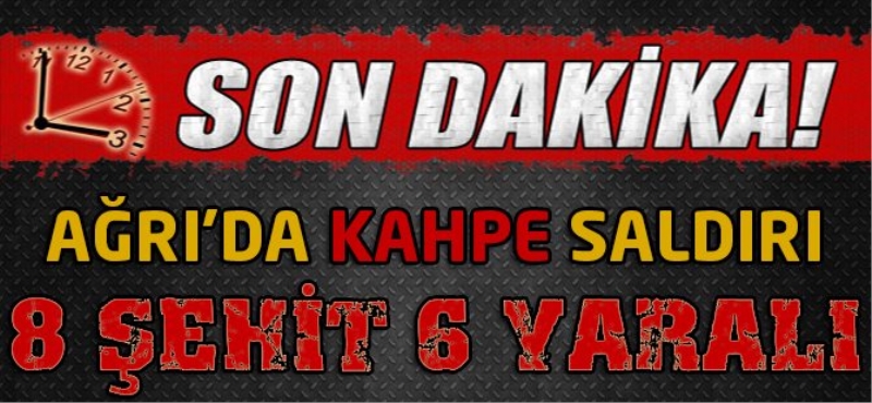 Ağrı'da kahpe saldırı!