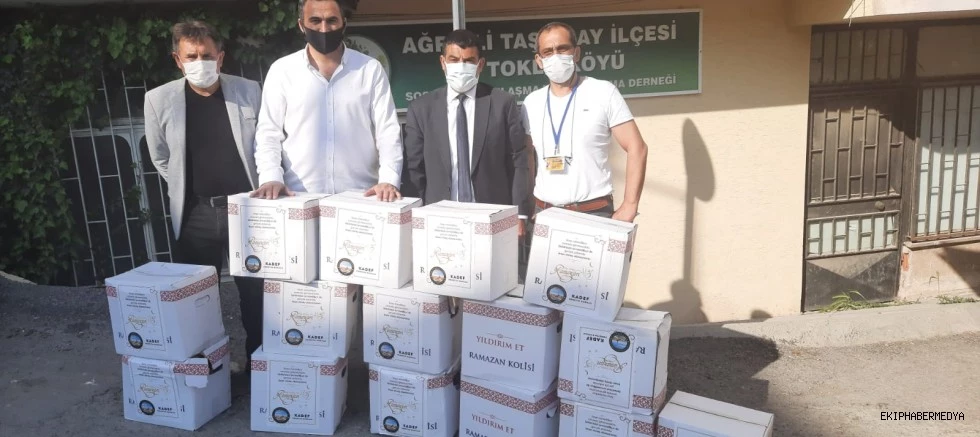 AĞRI DERNEKLERİ FEDARASYONU İHTİYAÇ SAHİPLERİNE ULAŞTI