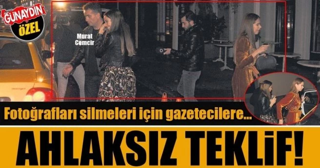 Ahlaksız teklif! Fotoğrafları silmeleri için gazetecilere...