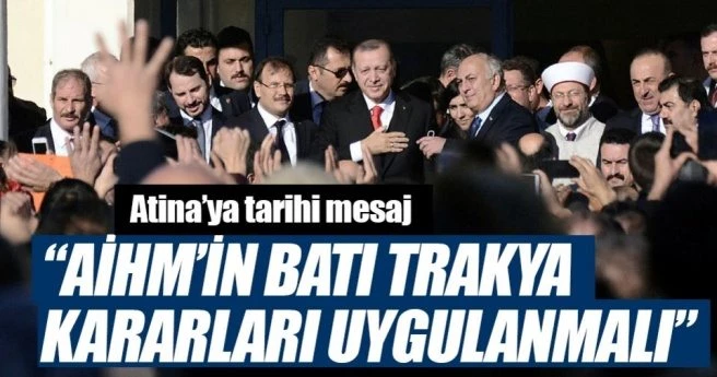 AİHM?nin Batı Trakya kararları uygulanmalı