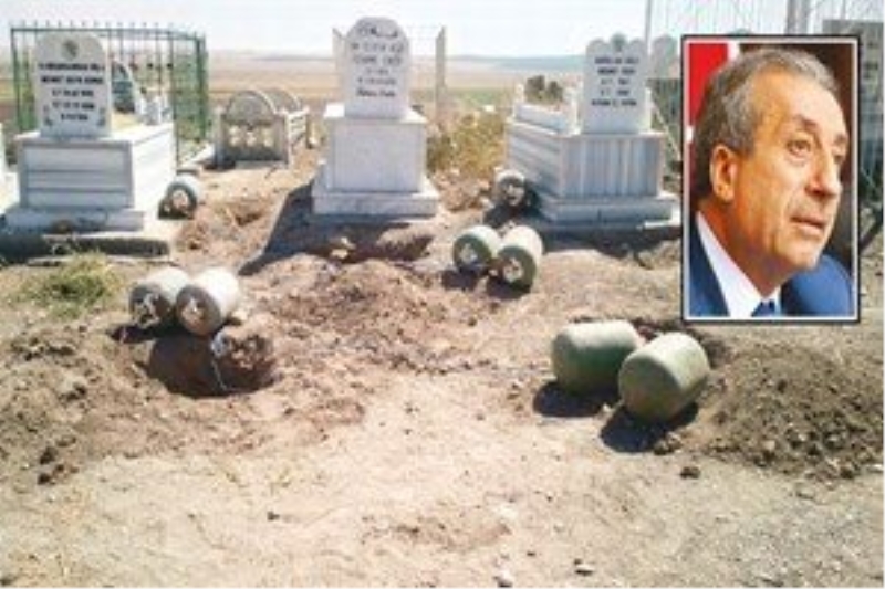 Aile mezarlığına 640 kilo bomba!