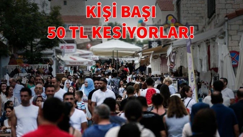 Alaçatı`da tatilcileri kızdıran uygulama