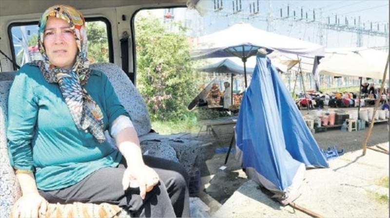 Alçak uçuş pazar yerini savaş alanına çevirdi