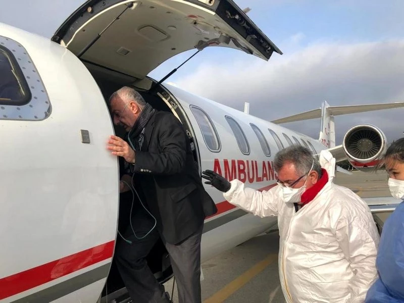Ambulans uçak, Türk iş adamı için havalandı
