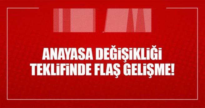 Anayasa değişikliği teklifi 20 aralıkta görüşülecek!