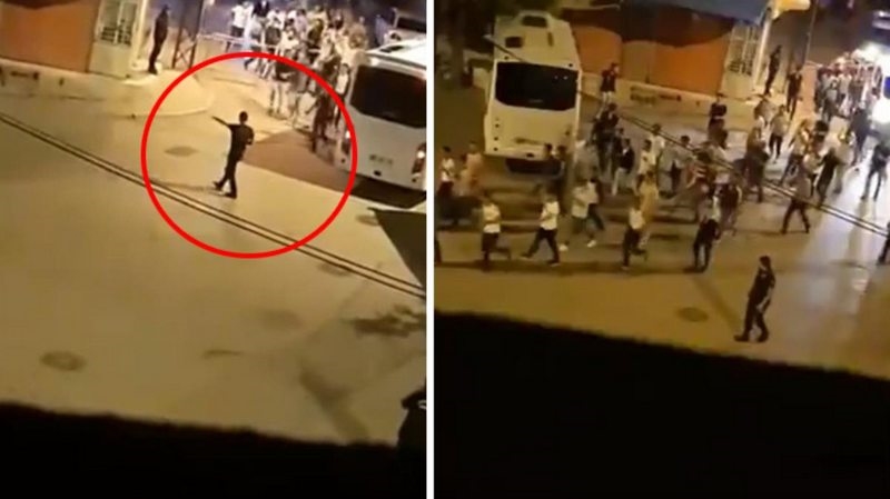Ankara Altındağ`da çekildiği öne sürülen görüntü tartışma yarattı! Gözler emniyetin yapacağı açıklamada