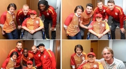 Ankara?da Galatasaray?ın özel bir konuğu vardı