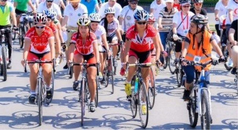 Antalyalı kadınlar sağlık için pedal çevirecek