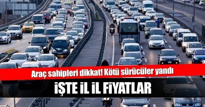 ARAÇ SAHİPLERİ DİKKAT! KÖTÜ SÜRÜCÜ YANDI...