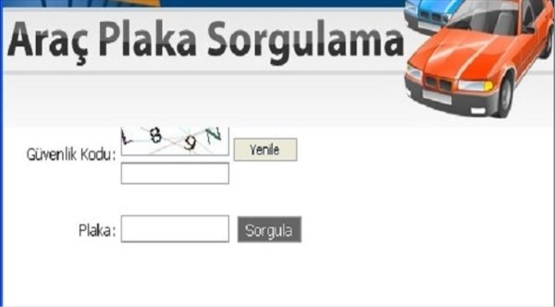 Araç sorgulama işlemleri araç plakası yardımıyla yapılıyor mu?