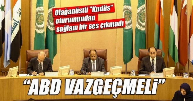 ARAP PARLAMENTOSU`NUN OLAĞANÜSTÜ `KUDÜS` OTURUMU