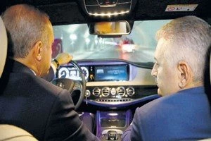 Avrasya?dan ilk geçiş Erdoğan?dan
