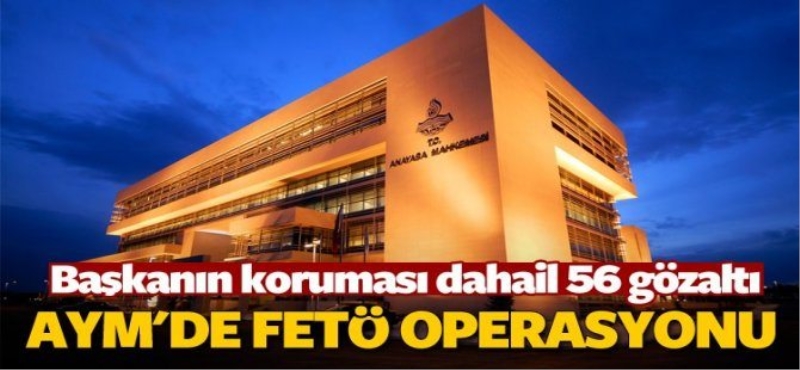 AYM'de  Büyük Operasyon!