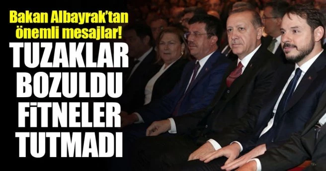 Bakan Albayrak`tan önemli mesajlar!