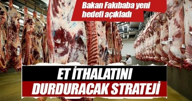 Bakan Fakıbaba: `Buzağı ölüm oranı yüzde 5`e düşerse et ithalatı durur`