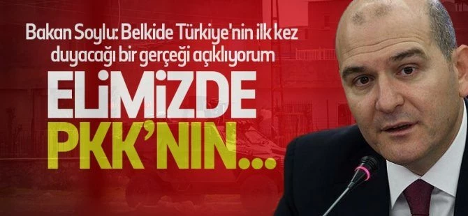 Bakan Soylu: Elimizde PKK'nın üst düzey yöneticisi var