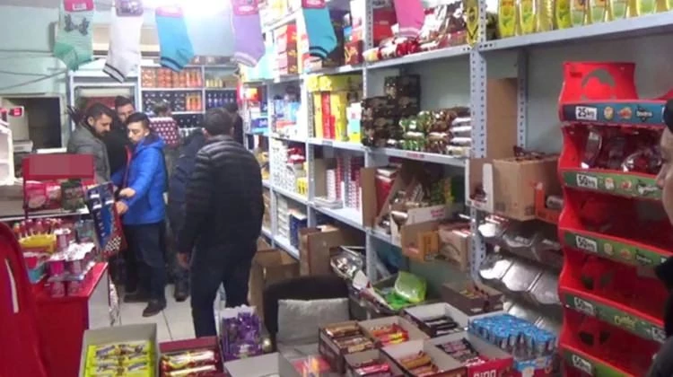 Bakkala uyuşturucu operasyonu