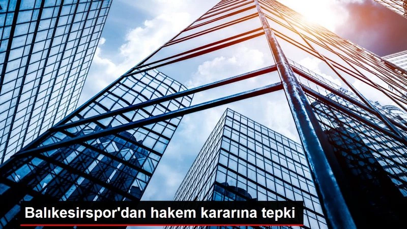 Balıkesirspor`dan hakem kararına tepki