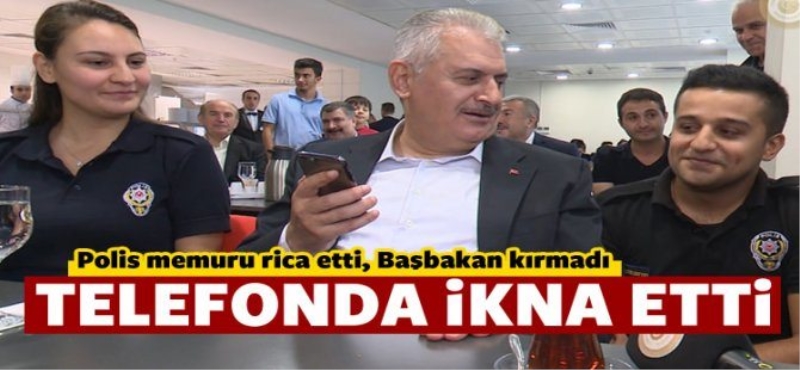 Başbakan polis memuru için kız istedi