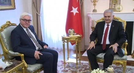 Başbakan Yıldırım, Almanya Dışişleri Bakanını kabul etti