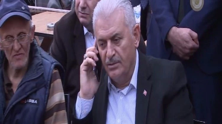 Başbakan Yıldırım çocukluk arkadaşıyla karşılaltı