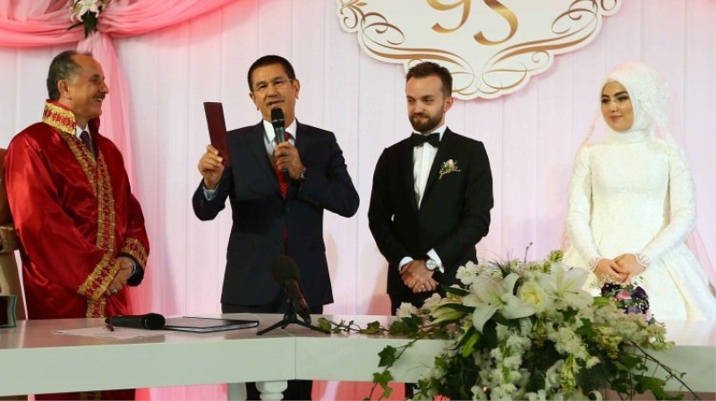 Başkan Çağırıcının oğlu dünya evine girdi