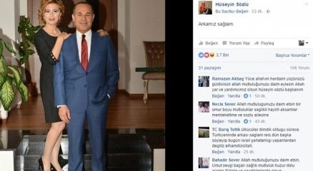 Başkan Sözlü?nün arkasını eşi kolluyor
