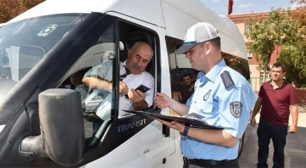 Başkent?te servis araçlarına sıkı denetim