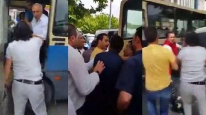 Başkent`te olay... Bir anda birbirlerine girdiler!