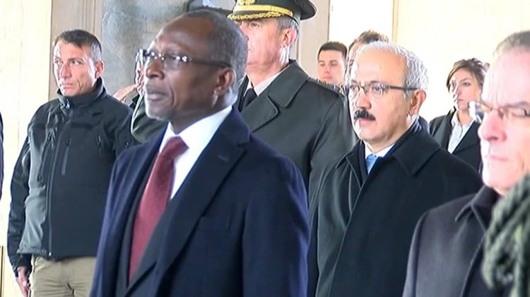 Benin Cumhurbaşkanı Patrice Talon Anıtkabir'de